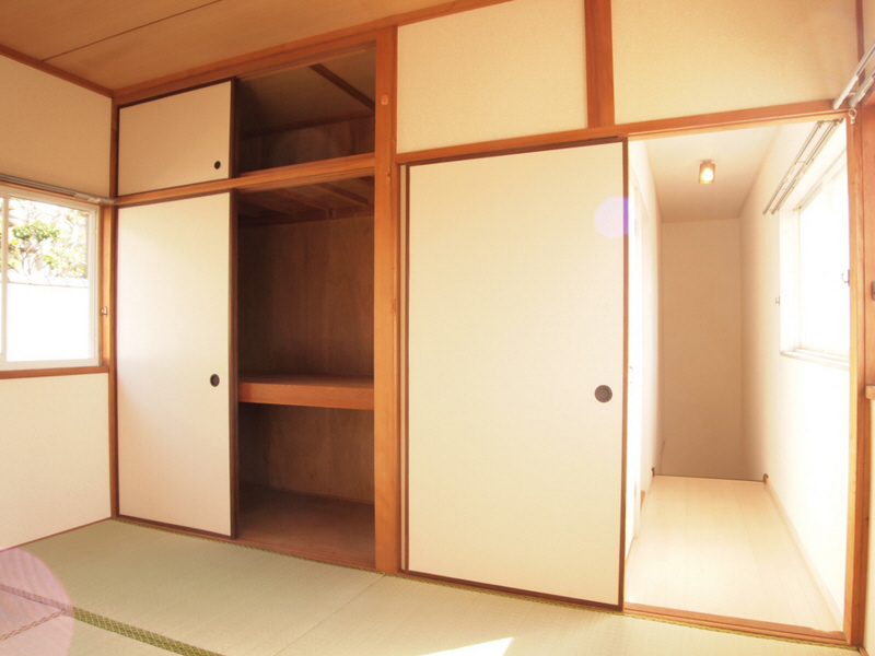 Washroom. It is with closet can hold a lot.