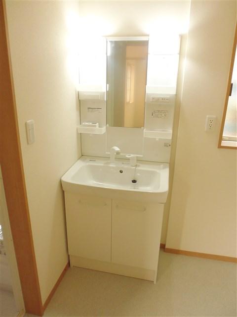 Wash basin, toilet. Washbasin with shower