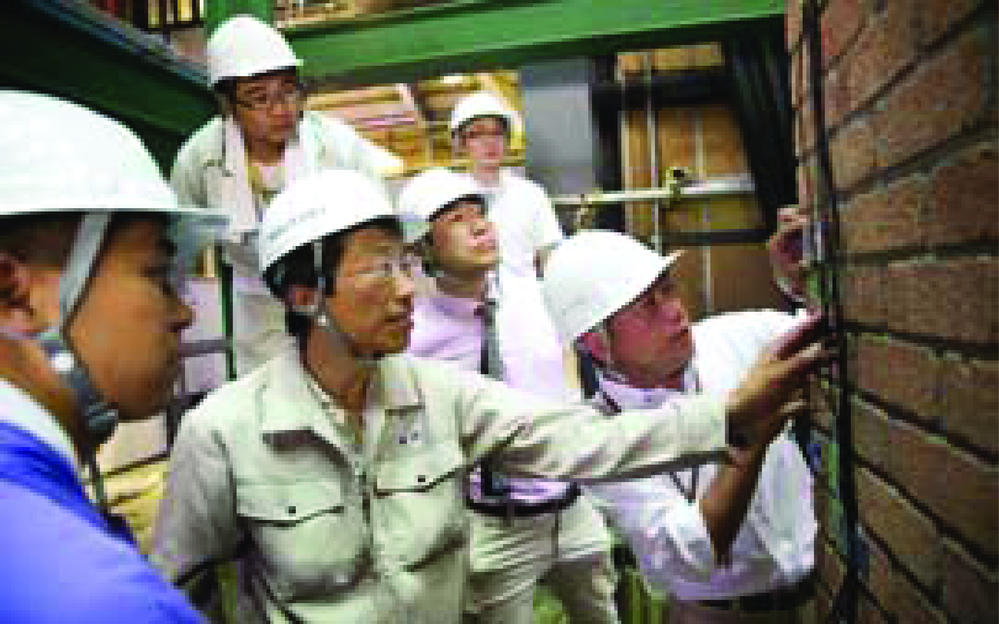 Other. Implementation also of seismic experiment total of 29 times at Kyoto University. There was no one scratch on the bricks.