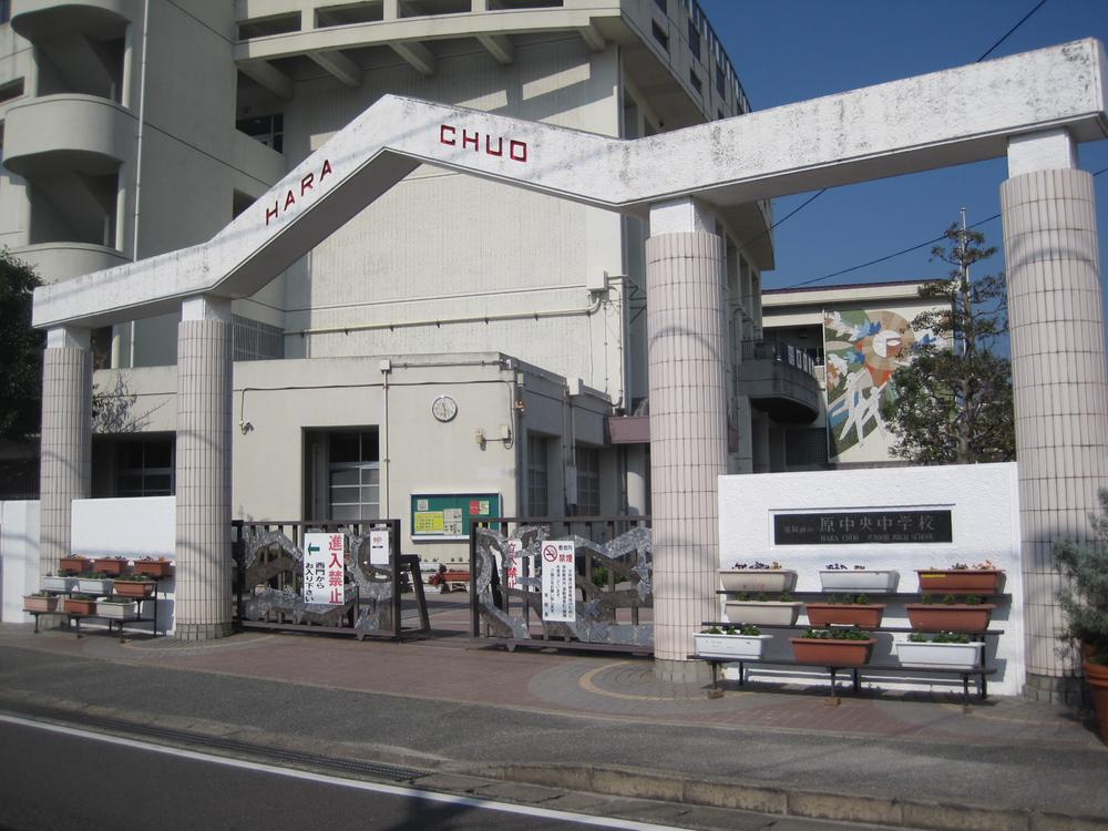 Junior high school. 390m to the original center junior high school