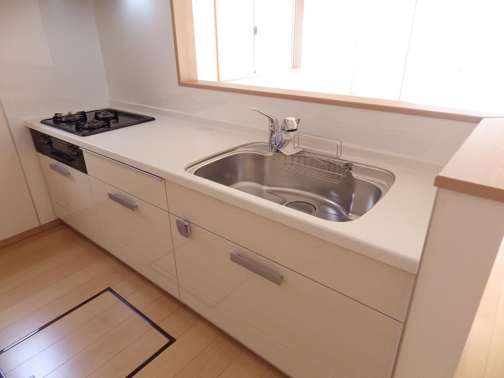 Kitchen. Bright colors of counter kitchen