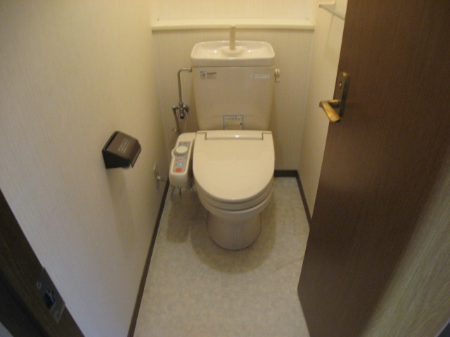 Toilet. There and glad Washlet