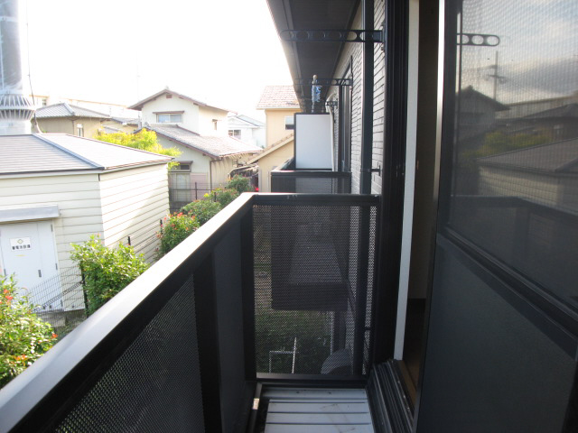 Balcony. Sunny balcony on the south-facing