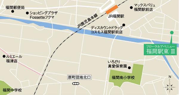 Local guide map.  ※ Near the guide map