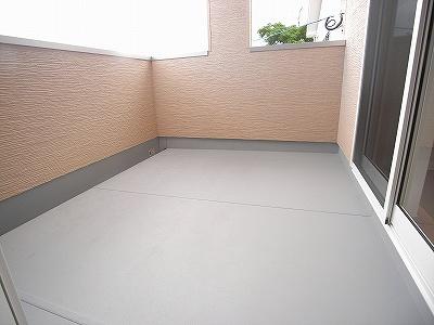 Balcony. The photograph is a property of the same manufacturer and construction