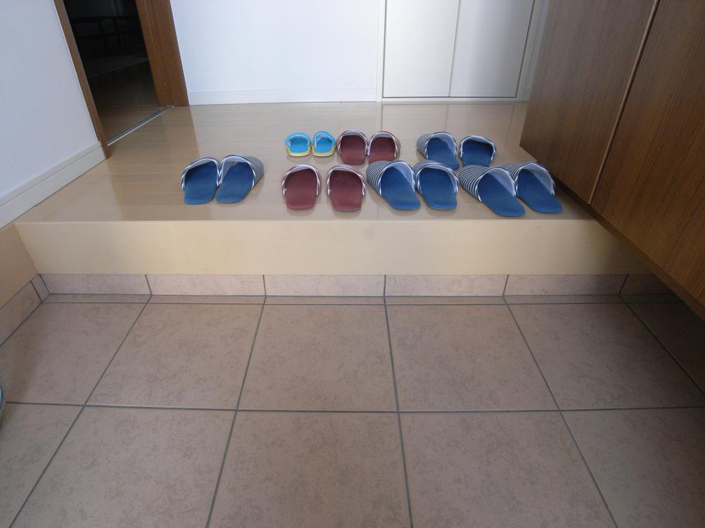 Entrance. The photograph is a property of the same manufacturer and construction