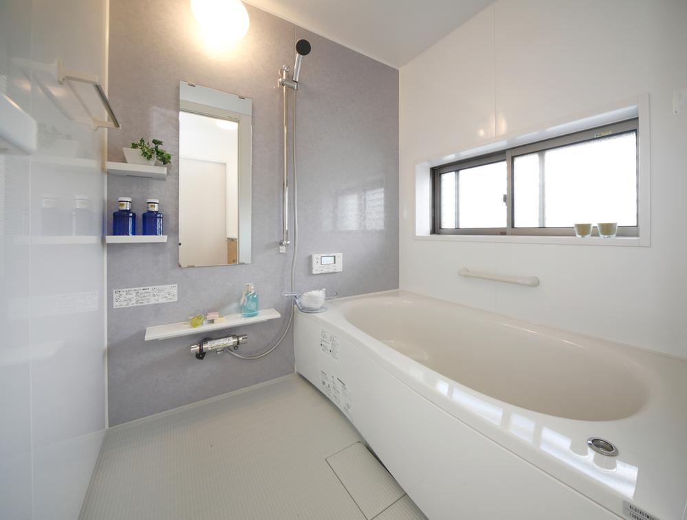 Bathroom. Panasonic bus "Kokochino" use eco ・ Cleaning Easy cleaning function is in the artificial marble of the S-class finest class and fulfilling.