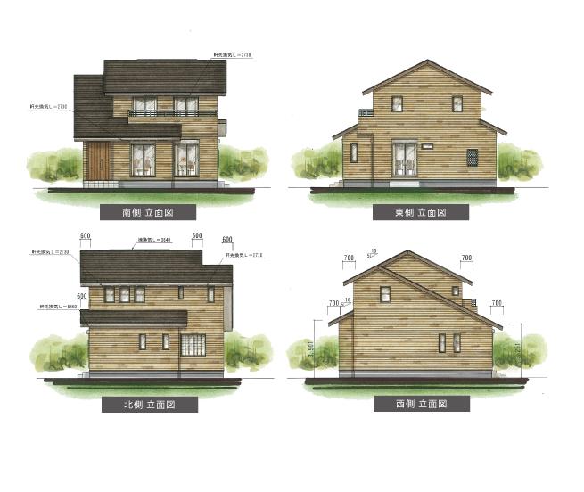 Rendering (appearance). <No. 3 place Elevation>