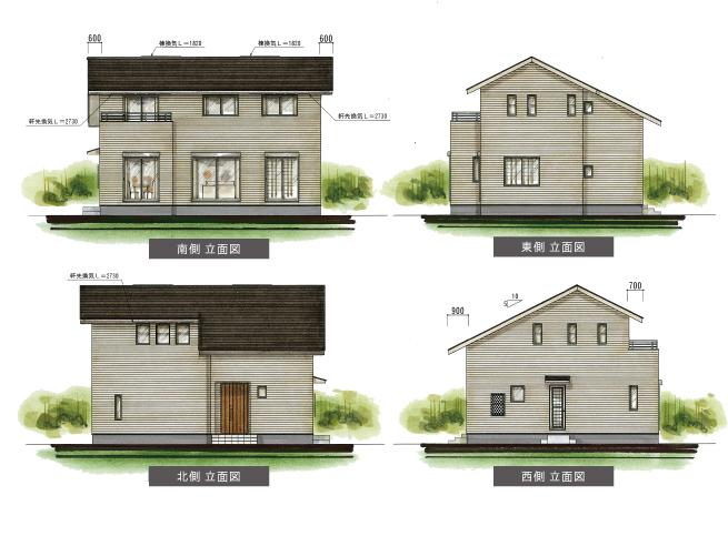 Rendering (appearance). <No. 1 destination Elevation>