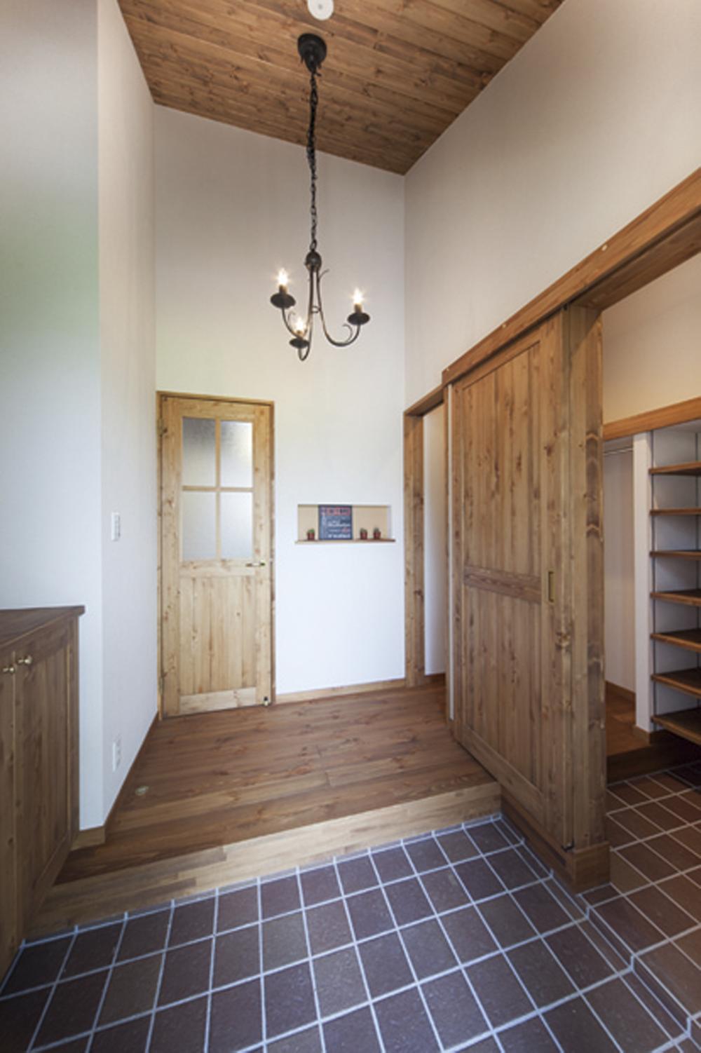 Nordic house entrance