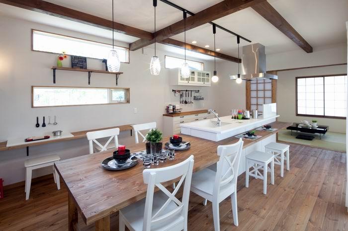 Nordic house ・ Popular Island Kitchen