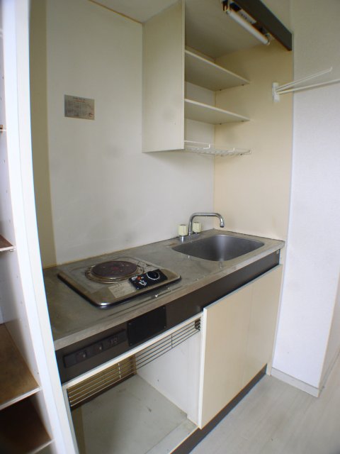 Kitchen. 101 is a photograph of the room in Room.