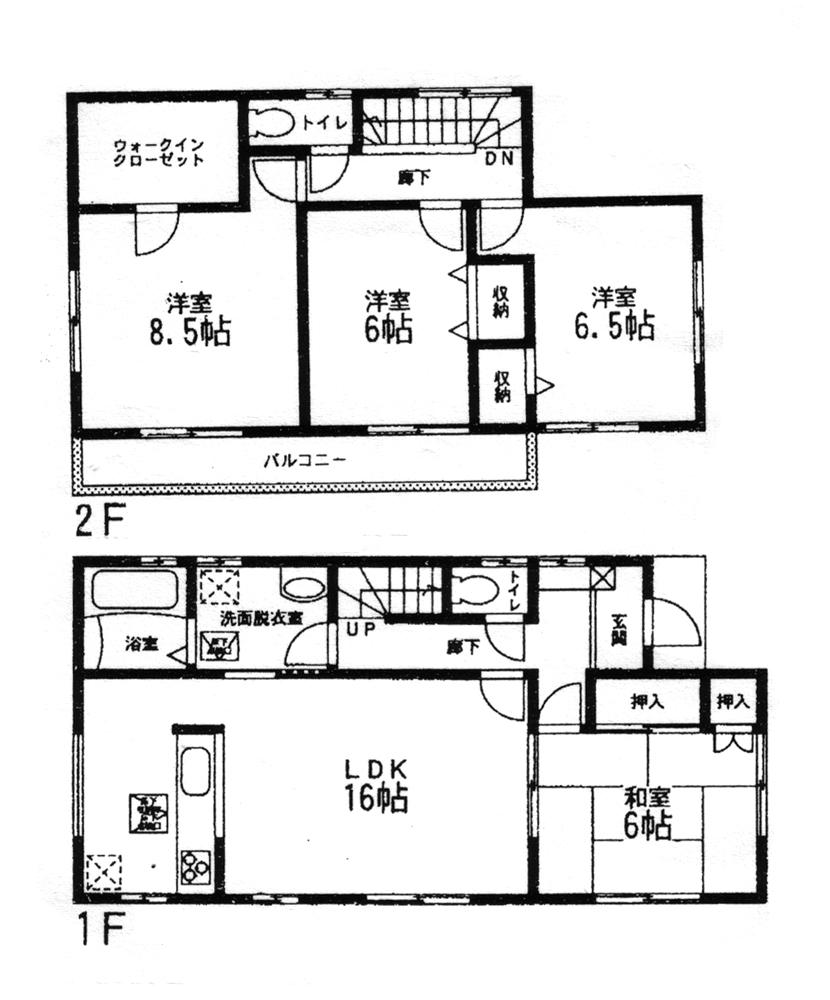 Floor plan. (5 Building), Price 21,980,000 yen, 4LDK+S, Land area 207.29 sq m , Building area 105.99 sq m