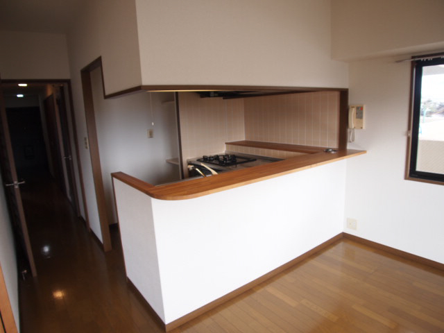 Kitchen. It is a popular counter kitchen. 