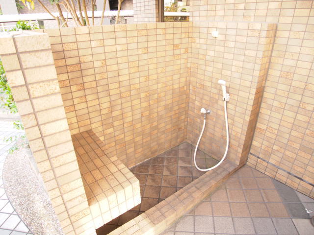 Other common areas. Equipped with the sharing of foot washing area and pets for a flush toilet.