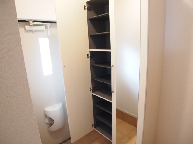 Entrance. Large shoes is a closet equipped.