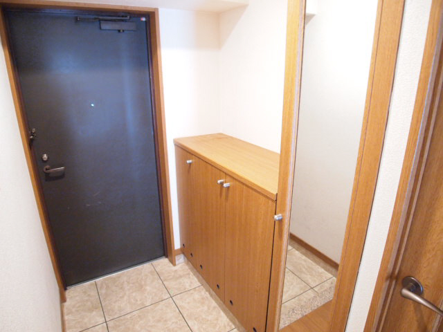 Entrance. It comes with a large full-length mirror with a shoebox.