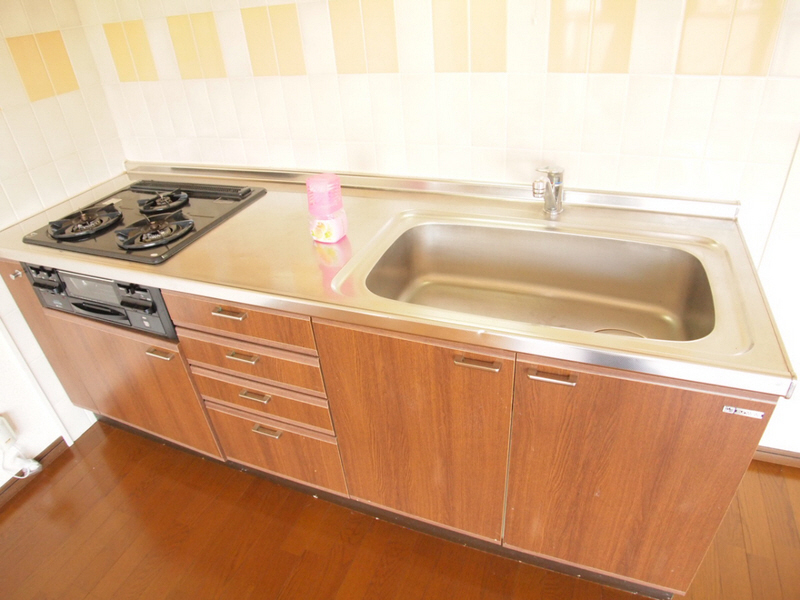 Kitchen. The size of the sink is not perfect.