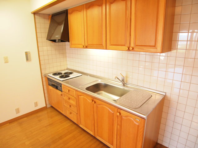 Kitchen. Firm kitchen space also housed.