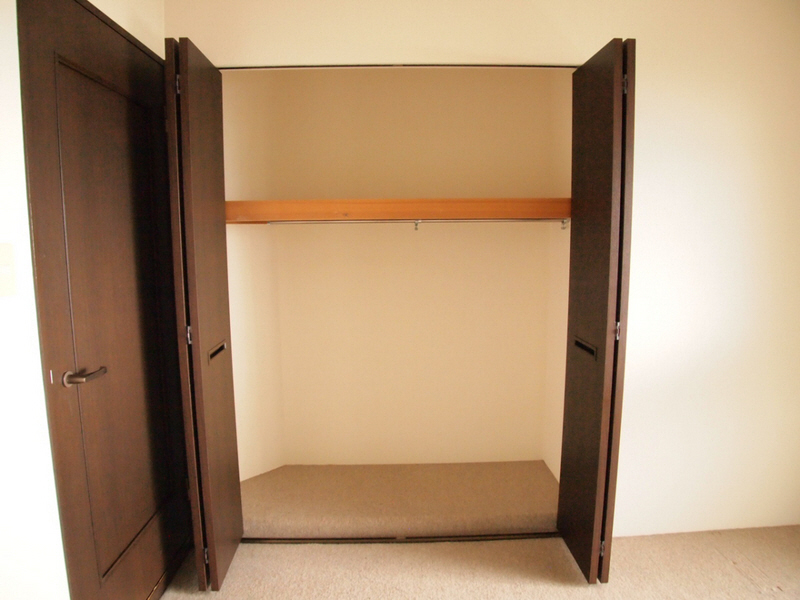 Receipt. Large closet is also solid storage capacity. 