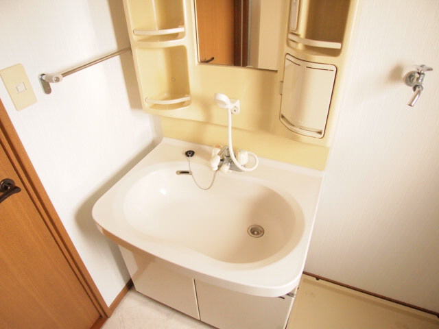 Washroom. Big success in the morning popular Shandore is busy.