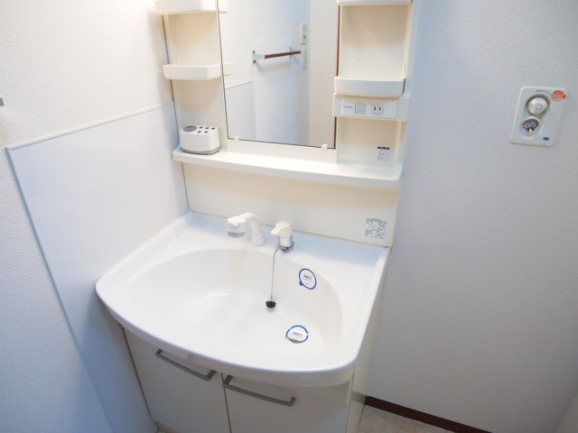 Washroom. Big success in the morning popular Shandore is busy. 