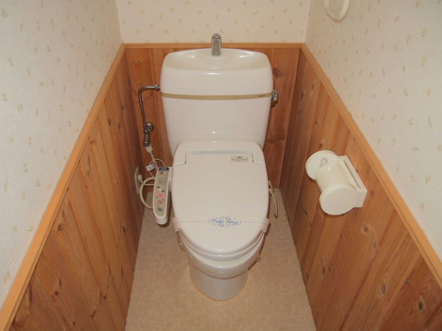 Toilet. Washlet is comfortable in rooms.