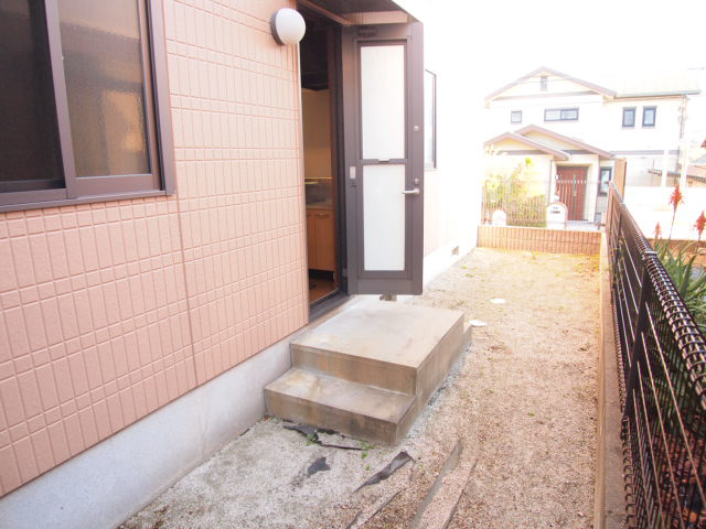 Garden. Back door side has become a dedicated garden.