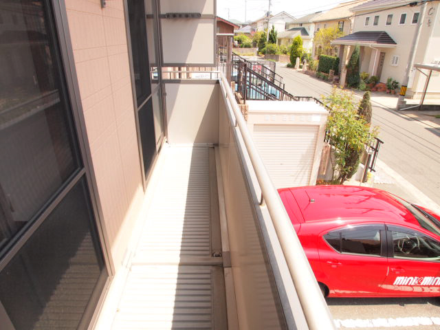 Balcony. Sunny balcony.