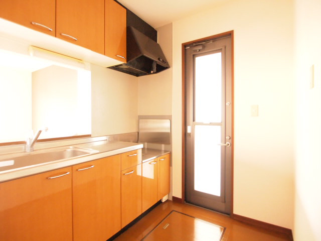 Kitchen. Also it has a back door to the kitchen.