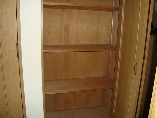 Other. Entrance next to storage