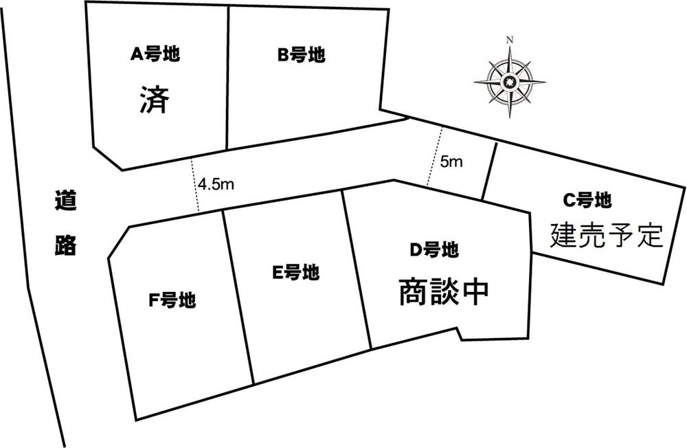Compartment figure. Land price 12,670,000 yen, Land area 135.21 sq m compartment view * compartment view ・ Area, etc. are subject to change.