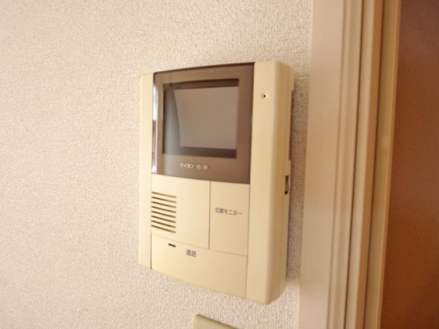 Security. TV monitor with intercom