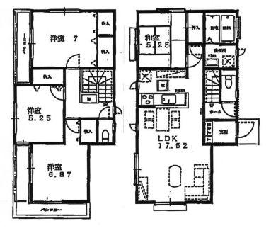 Floor plan. 27,800,000 yen, 4LDK, Land area 144.85 sq m , Building area 98.95 sq m ◆ Sunny walk 8 minutes! The ・ Mall walking 12 minutes ◆