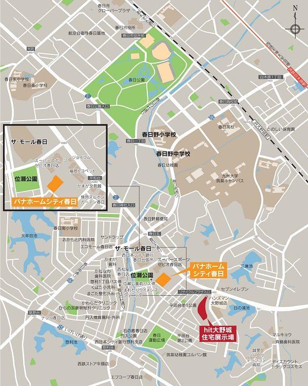 Local guide map. Information map