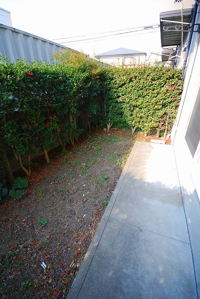 Balcony. The first floor is a dedicated garden