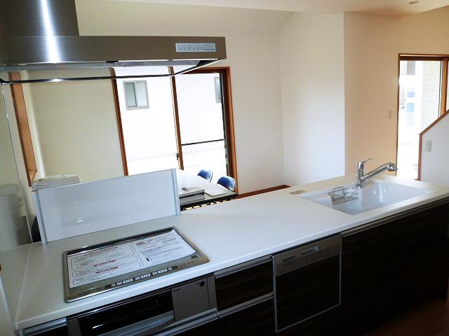 Kitchen. Indoor (September 2013) sink of shooting kitchen, Cleaning is effortless person Large.