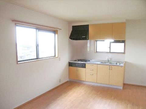 Kitchen. Bright living.