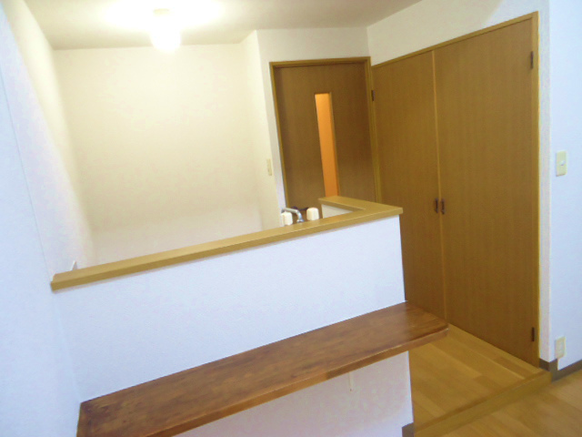 Other room space. Counter kitchen