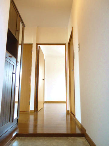 Entrance. With shoe box