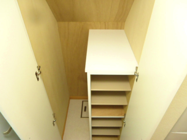 Entrance. Shoes can be stored a lot