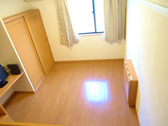 Living and room. Desk is folded