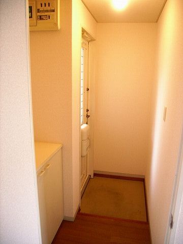 Entrance. Shoes is with a box.