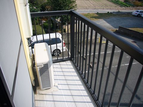 Balcony. Bright balcony.