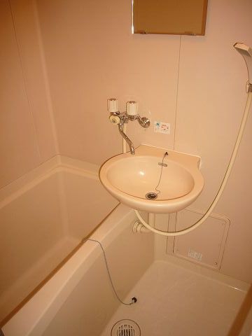 Bath. Water around is also beautiful. 