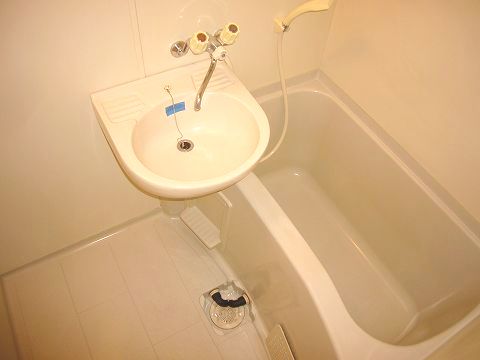 Bath. Water around is also beautiful.