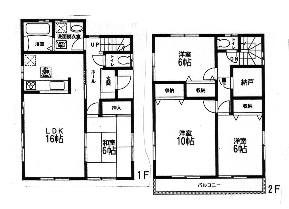 Floor plan. 28,980,000 yen, 4LDK + S (storeroom), Land area 178.72 sq m , Building area 105.99 sq m