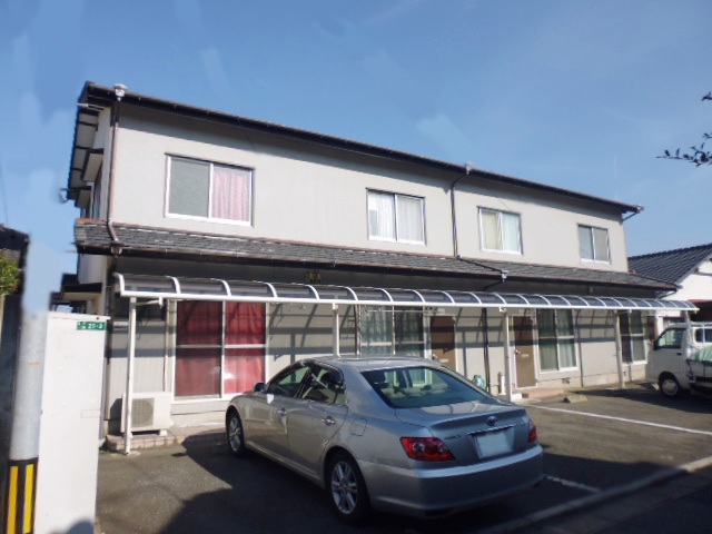 Building appearance. Parking one free ・ There clothesline space. 