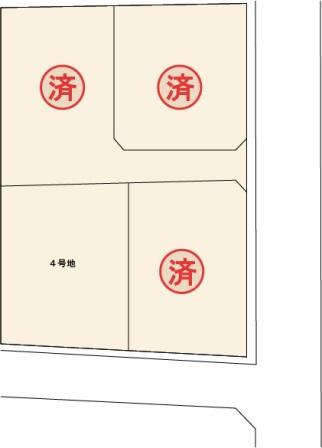 Compartment figure. Land price 11.8 million yen, Land area 165.75 sq m remaining [1 compartment] is!