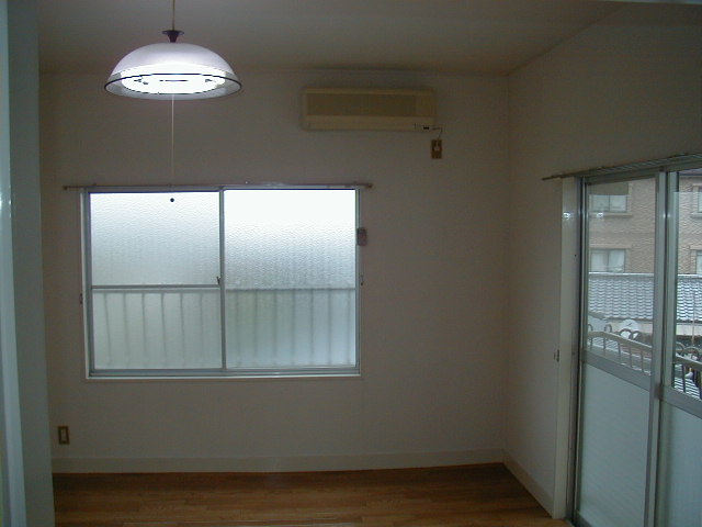 Living and room. Two-sided lighting is the room.